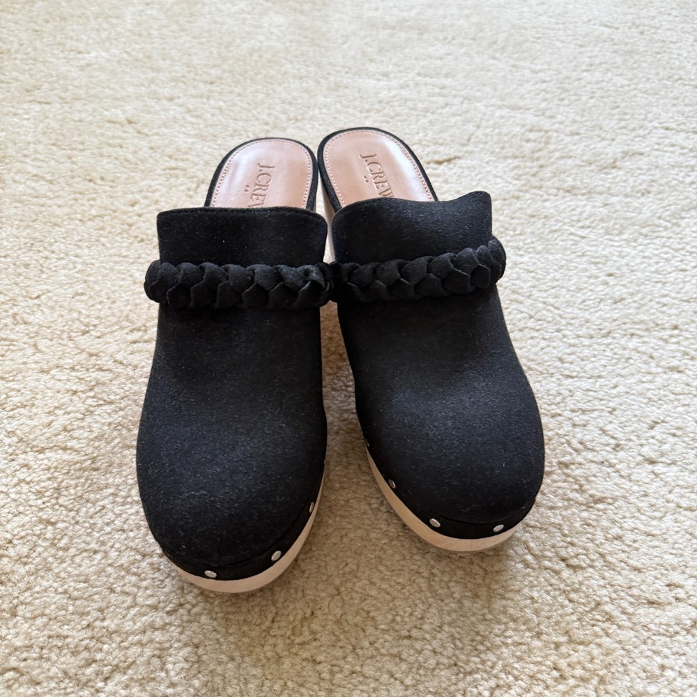 Black J. Crew Women's Clogs